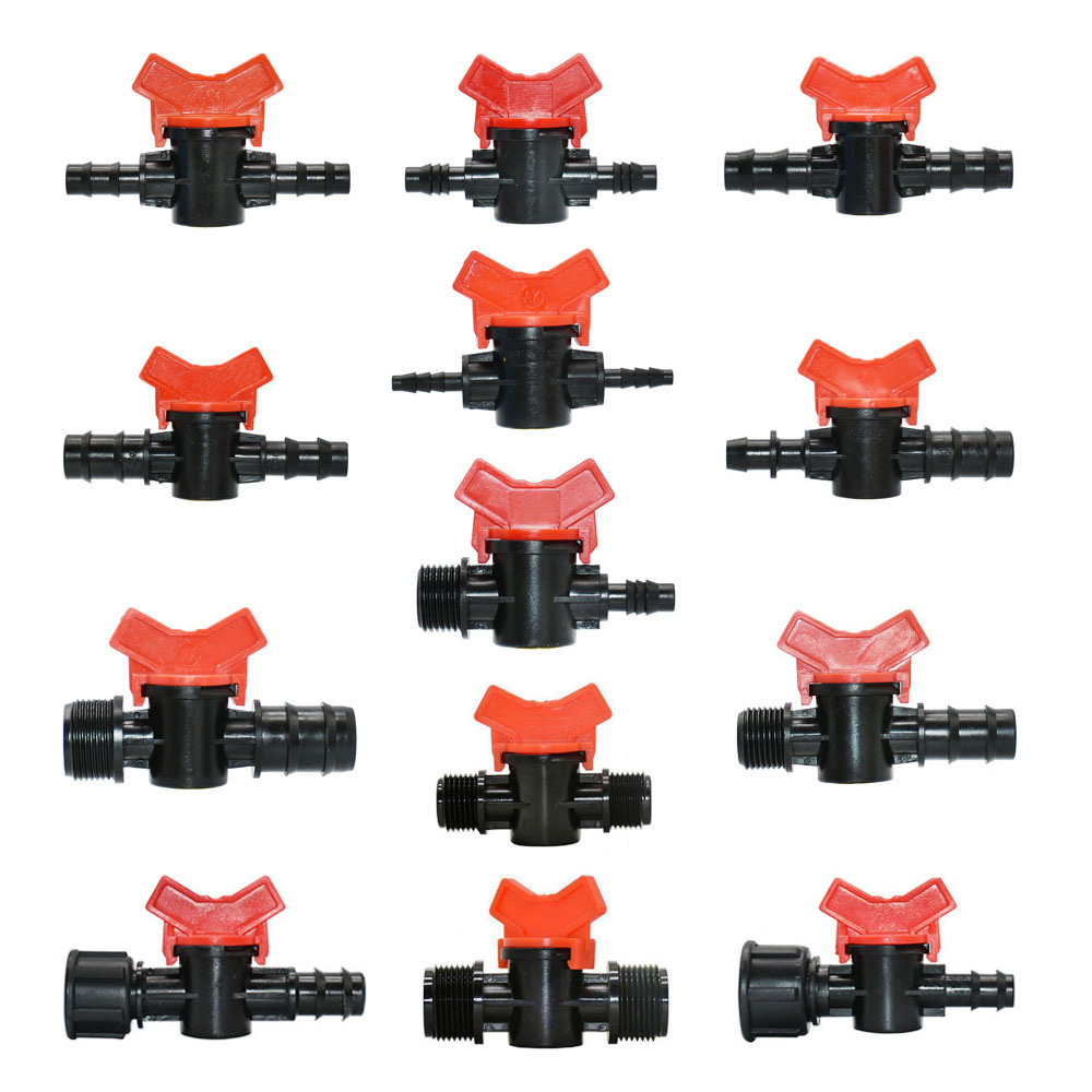 Urban Farming System - Miniature Plastic Shut Off Coupling Valve,