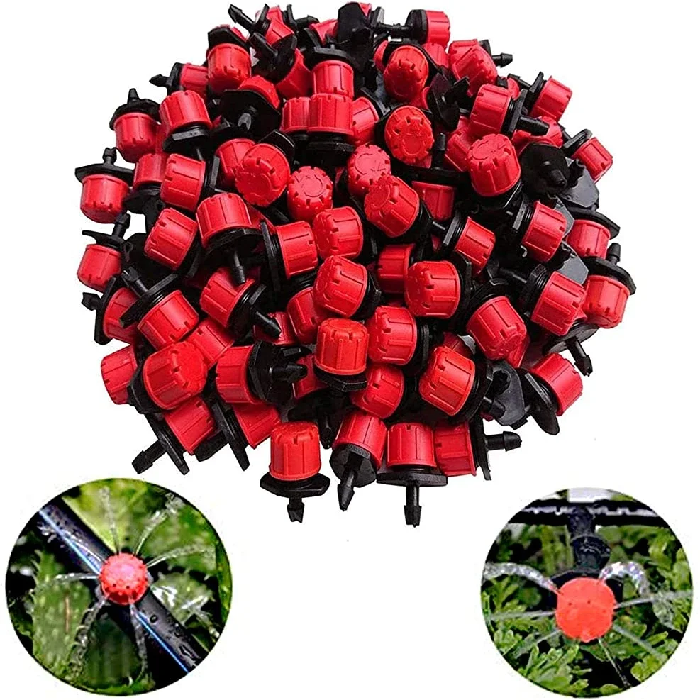 Urban Farming System - 50pcs gotejadores de irrigação ajustáveis sprinklers