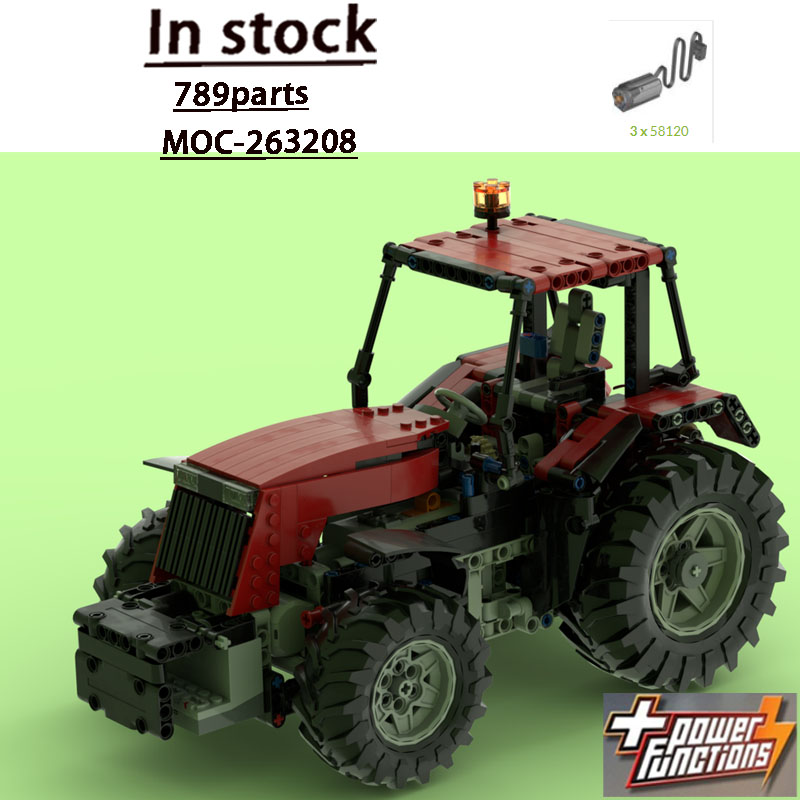 Urban Farming Is - MOC-263208 Novo Trator Urbano Vermelho com