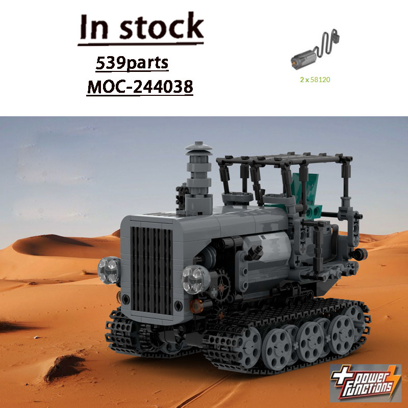 Urban Farming Is - MOC-244038 Trator Agrícola Urbano Retrô, Modelo