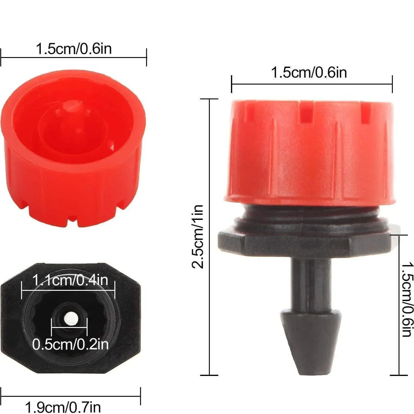 50pcs gotejadores de irrigação - Urban Farming System avaliação e preço