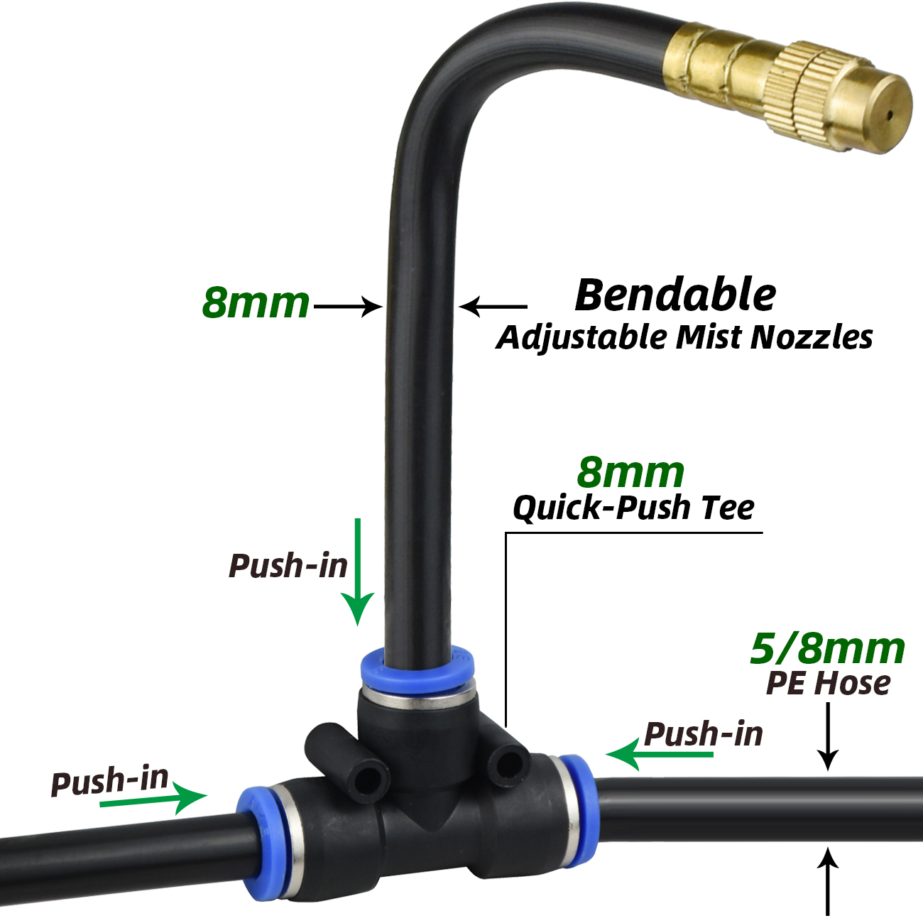 Kesla 5-30m pátio jardim 5/8mm - Urban Farming System avaliação e preço